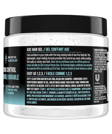 Buy Axe Hair Gel 12h Sweat Proof for Men - Cool Ocean Firm Hold 15 oz | Ideal Hair Styling for All-Day Hold - Buy Online on GoSupps.com