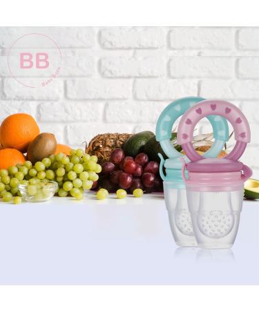 BEBI BORN Baby Fruit Teat Set - 1 Fruit Teat + 3 BPA-Free Silicone Teats (3-24 Months) - Pink Fruit Teat for Babies 4+ Months - Safe & Easy to Use - Buy Online on GoSupps.com