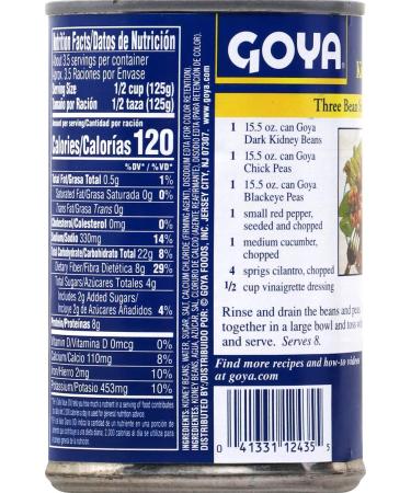 Goya Foods Dark Red Kidney Beans 15.5oz (Pack of 24) - Buy Online Now! - Buy Online on GoSupps.com