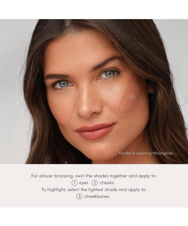 Jane Iredale PureBronze Shimmer Bronzer Refill - Cruelty-Free Bronzing Powder with Buildable Coverage - 4 Blendable Shades - Lightweight & Breathable - Moonglow Refill - Buy Online on GoSupps.com