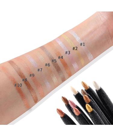 Buy High Pigment Cream Shimmer Eyeshadow Stick - Waterproof Eye Makeup Pencil Crayon | International Shipping Available - Buy Online on GoSupps.com
