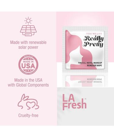 La Fresh Makeup Remover Facial Cleansing Wipes with Vitamin E - Waterproof - 200ct Pack - Skin Care Travel Essentials - Buy Online on GoSupps.com