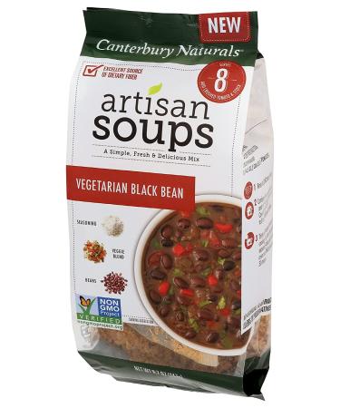 Canterbury Naturals Vegetarian Black Bean Soup Mix - Non-GMO, 8.7 oz (Pack of 3) - Makes 8 Servings - Buy Online on GoSupps.com
