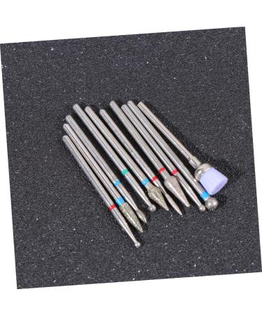 minkissy 10pcs Acrylic Nail Drill Bits Nail Grinding Head Bit Nail Art Grinding Tool Fine Grit Nail Drill Bit Cuticle Drill Bits for Acrylic Nails E Tool Manicure Gel M As Shown - Buy Online on GoSupps.com