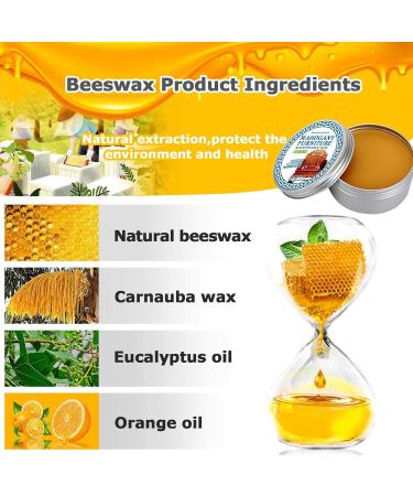 Wood Seasoning Beeswax - 7.05oz Seasoning Mahogany Wax Furniture Waterproof & Repair Cleaner for Floors Cabinets to Protect and Care Shakven - Buy Online on GoSupps.com