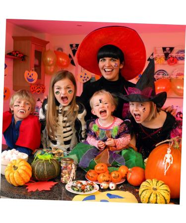 Didiseaon 12 Sheets Halloween Face Lifting Belt Halloween Party Accessories Halloween Stickers for Face Children Face Stickers Grimace Pumpkin Stickers Party Sticker Cartoon Face - Buy Online on GoSupps.com