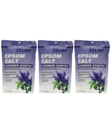 Relief MD Epsom Salt Lavender Scented 3 Packs