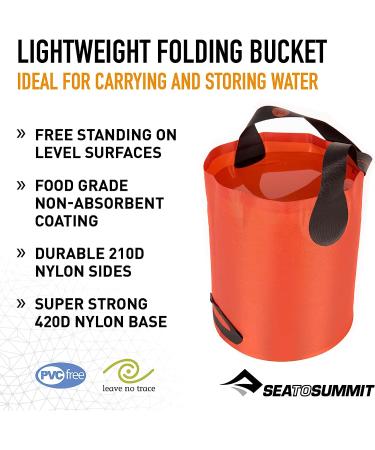 Sea to Summit Folding Bucket - 10L Collapsible Camp Kitchen Bucket - Buy Online on GoSupps.com