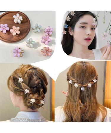 Cute Butterfly Hair Claw Clips - 8 Pack Strong Hold Barrettes for Girls and Women - Buy Online on GoSupps.com