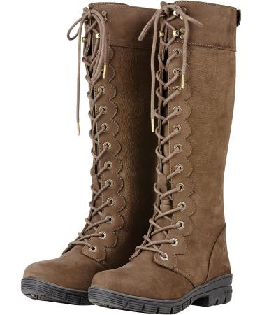 Dublin Admiral Boots 9 Chocolate - Premium Equestrian Footwear - Buy Online on GoSupps.com