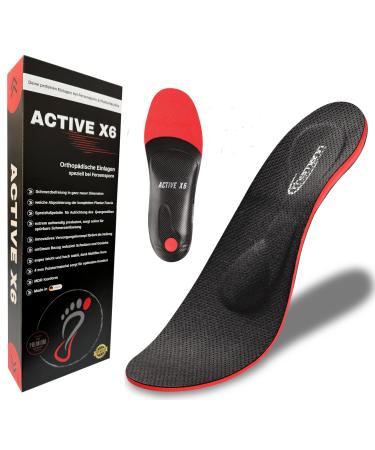 Active X6 are high -quality orthopedic shoe inserts for heel spur or plantar fasciitis complaints including kink foot lowering foot spreading foot metatarsalgia correction & reduces welding feet.39