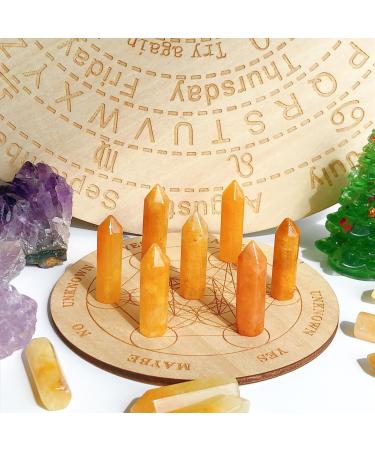 MAIBAOTA Yellow Aventurine Healing Crystals Gifts Wands Hexagonal Pointed Gemstones Set Bulk for Women Beginner Chakra Stones Nature Reiki Spiritual Energy Balancing Protection Crystal 10pcs - Buy Online on GoSupps.com
