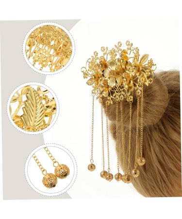 DOITOOL 1pc Vintage Accessories Hairpin Pearl Hair Barrettes Wedding Hair Accessory Gold Trim Pearl Hair Clip Floral Decor Bride Hair Ornaments Metal Flower Crystal Miss Alloy - Buy Online on GoSupps.com