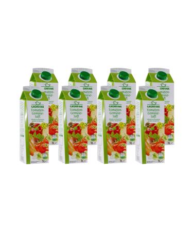 Greenfinch Tomato Vegetable Juice Pack of 8 (8 x 1 l) Vegetable MixesVegetable Mixes