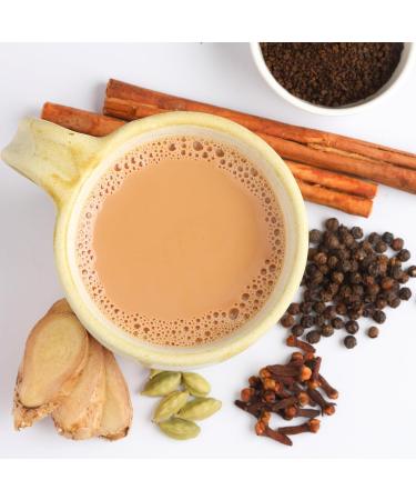 Zyanna Masala Chai Tea - Premium Assam Tea Blend with Indian Masala Spices (8.8oz - 125 Cups) - Buy Online on GoSupps.com