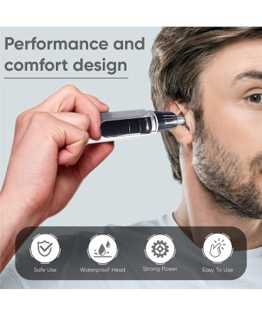 Electric Nose and Ear Hair Trimmer - Dual Blade Water Resistant Grooming Tool for Personal Care | Shop Internationally - Buy Online on GoSupps.com