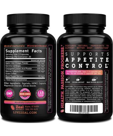 Apple Cider Vinegar Weight Management Pills for Women with Garcinia Cambogia, CLA, Green Coffee Bean & Green Tea - Buy Online on GoSupps.com