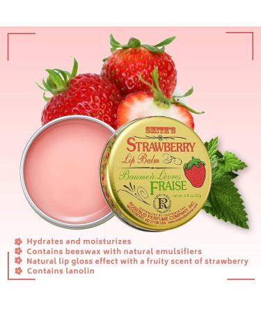 Smith's Rosebud Salve Strawberry & Minted Rose Lip Balm Gift Set - Chapstick Collection in Tin Can & Tube | Lip Gloss Bundle Chapstick Gift Box - Buy Online on GoSupps.com