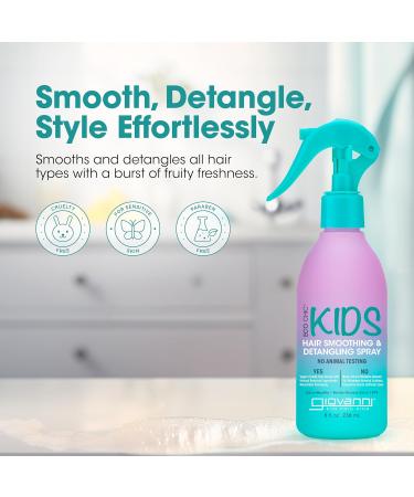 Eco Chic KIDs Hair Smoothing & Detangling Spray - Detangler Spray For Kids Kids Detangler Spray Hair Detangler Spray For Kids Salon Quality Natural Botanical Ingredients - 8 Fl Oz (Pack of 2) - Buy Online on GoSupps.com