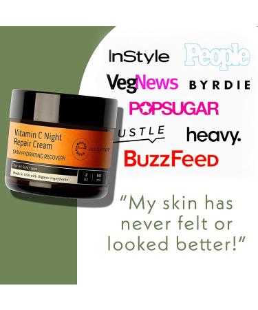 Eve Hansen Vitamin C Night Cream - Anti Aging Face & Neck Moisturizer for Acne Scar & Dark Circle Removal - 2 oz - Buy Online on GoSupps.com