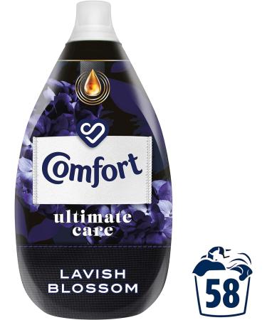 Comfort Lavish Blossom Fabric Conditioner 870ml - 58 Washes | 100% Recycled Plastic | Ultra-Concentrated Formula for Clothes Protection - Buy Online on GoSupps.com