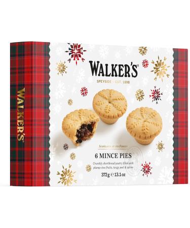 WALKER'S SHORTBREAD Luxury Mince Pies 372g (Pack Of 6) - Buy Online on GoSupps.com