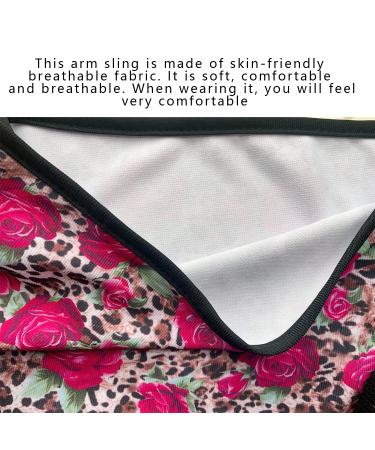 Breathable Arm Sling with Waist Belt | Comfortable Elbow Brace for Women | Ideal for Shoulder & Elbow Injuries | Rose Color - Buy Online on GoSupps.com