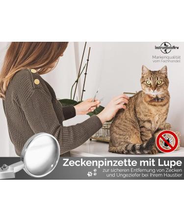 Professional Tick Tweezers & Remover - 13.4 cm Tick Pliers Gripper & Hook for Safe Tick Removal - Buy Online on GoSupps.com