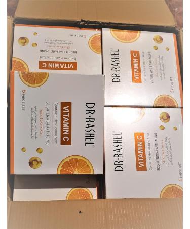 Dr Rashel Vitamin C Skin Care Series | Hyaluronic Acid, Anti Aging, Collagen Essence | 5 Piece Set + 1 Vitamin C Silk Mask - Buy Online on GoSupps.com