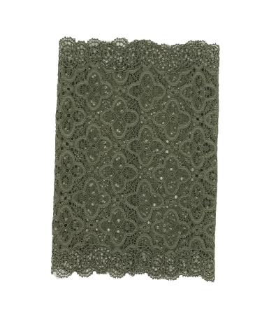Picc Line Lace Sleeve Cover for Chemo Diabetes Freestyle Libre (OLIVE GREEN 7" LONG)