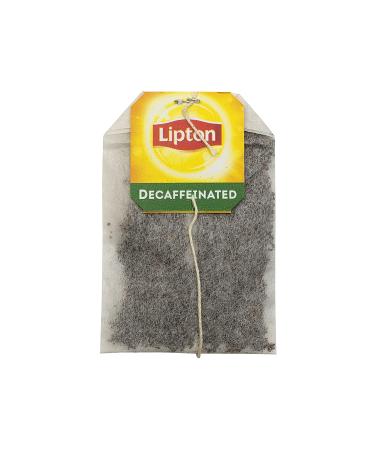Lipton Decaf Black Tea Bags - 75 Count (Pack of 2) | Caffeine-Free, Made with Real Tea Leaves for a Delicious Beverage - Buy Online on GoSupps.com