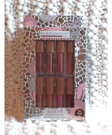 Manna Kadar Kiss Up Liquid Lip Stain Set 8 Shades