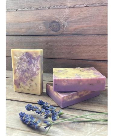Lavender Lemon Bar Soap - Handmade Bath Soap for Skin Care | Natural & Homemade Soap - Buy Online on GoSupps.com