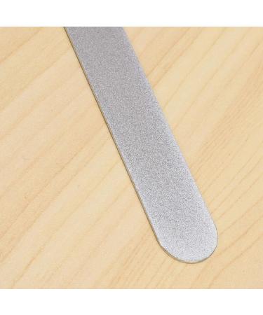 Dawafit 6 Pieces Stainless Steel Nail File Double-Sided Diamond Nail File Metal Nail File Manicure File for Family and Travel - Buy Online on GoSupps.com