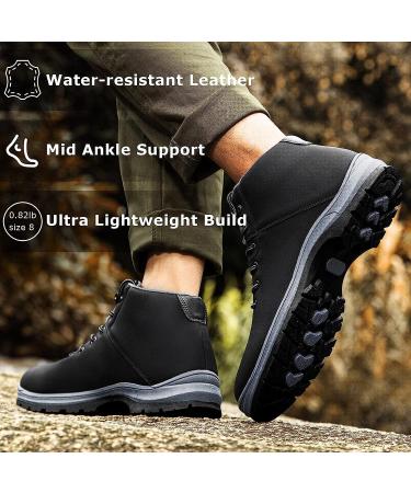 CARENURSE Men's Lightweight Water-Resistant Hiking Boots - Size 12 Black - Buy Online on GoSupps.com