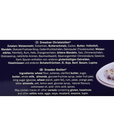 Buy Dr. Quendt Dresden Christmas Stollen Tin - 1kg | Authentic German Holiday Treat | International Shipping Available - Buy Online on GoSupps.com