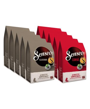 Senseo Café - 400 Pods Assortment Strong and Classic (pack of 10 x 40)