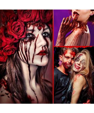 1 Pack 2.0 fl oz Fake Blood Splatter Spray | Washable Halloween Makeup for Zombie, Vampire & Monster SFX - Buy Online on GoSupps.com