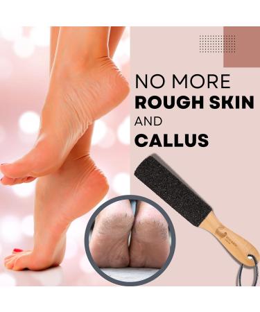 Pumice Foot File Hard Skin Remover - Curved Black Callus Remover for Men and Women - Buy Online on GoSupps.com