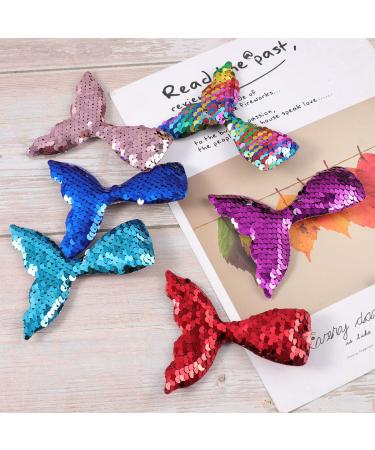 Frcolor 6PCS Mermaid Sequins Hair Clips | Cute Glitter Bobby Pins for Little Girls - International Shipping Available - Buy Online on GoSupps.com