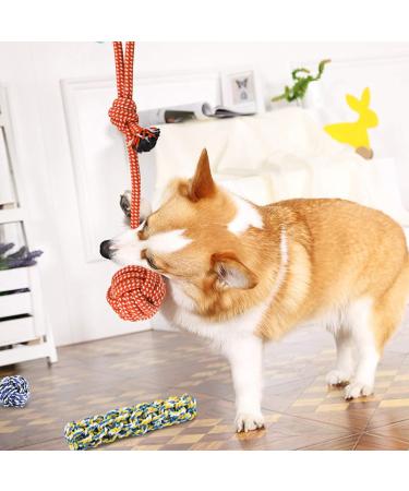 BoxaWay Large Tough Chew Toys for Aggressive Chewers Small & Large Breed Heavy Duty Dental Rope Toys Kit for Medium Dogs Knotted Indestructible Cotton Puppy Teething Chew Tug Toy Set of 11 11 Piece - Buy Online on GoSupps.com