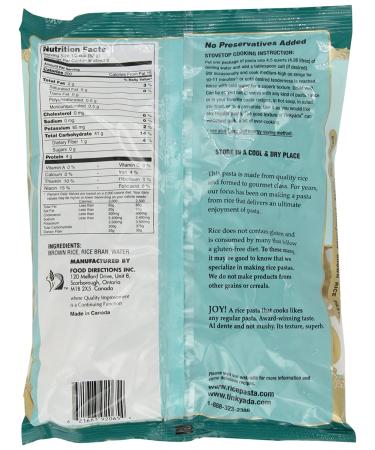 Tinkyada Brown Rice Fusilli Pasta 16oz - Pack of 12 | Gluten-Free & Delicious - Buy Online on GoSupps.com