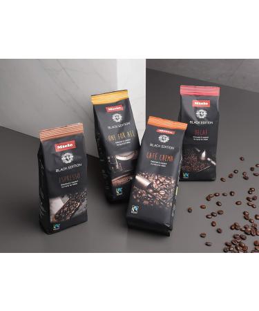 Miele Black Edition Caf Crema Hand-Selected & Hand-Roasted Whole Coffee Beans - USDA Organic Fair Trade Certified - 8.8 oz (250g) Cafe Crema (4 Pack) 8.8 Ounce (Pack of 4) - Buy Online on GoSupps.com