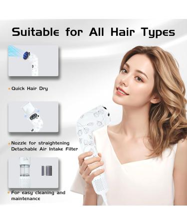 Professional Hair Dryer - 110 000 RPM Fast Drying 100M Negative Ions Lightweight & Travel-Friendly Anti-Frizz | Smooth Shiny Hair - Buy Online on GoSupps.com