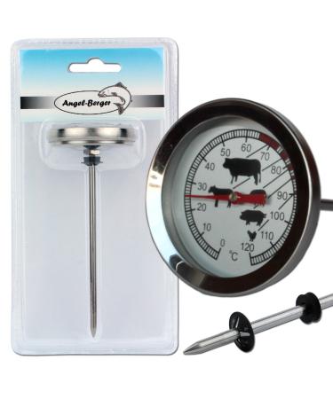 Angel-Berger smoking thermometer for smoker oven with measuring range from 0-120 C grill