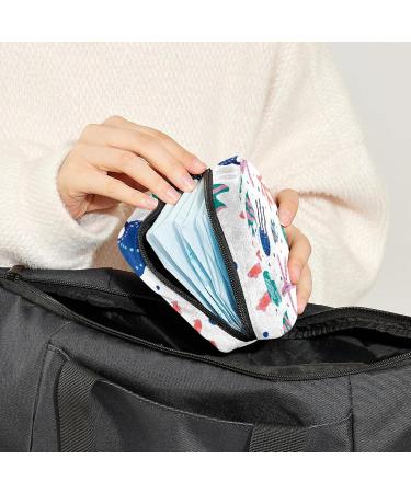 Buy Women's Bonds Storage Pockets Stillpad Keeper Coral & Sea Pattern Portable Period Kit Bag for Girls | Best Feminine Product Bag - Buy Online on GoSupps.com