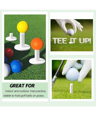 FINGER TEN Golf Rubber Tees 5 Pack Mixed Sizes for Driving Range Practice Mat - Durable and Versatile Set - Buy Online on GoSupps.com