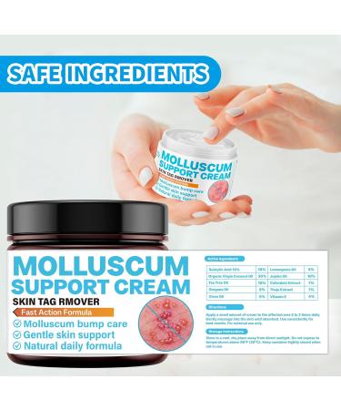 SHUNNIUB Molluscum Support Treatment Molluscum Support Cream All Natural Support Cream for Molluscum Rash - Buy Online on GoSupps.com