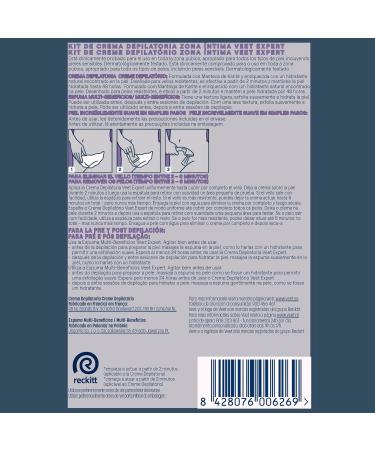 VEET Expert Kit de Crema Depilatoria Zona ntima 2x50ml - Buy Online on GoSupps.com