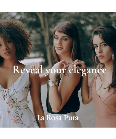 Unique Touch La Rosa Pura Pure Rose Water Face and Body Mist Gently Cleanses Softens and Revitalizes Skin for All Skin Types - Refreshing Soothing & Hydrating Formula 50ml - Buy Online on GoSupps.com